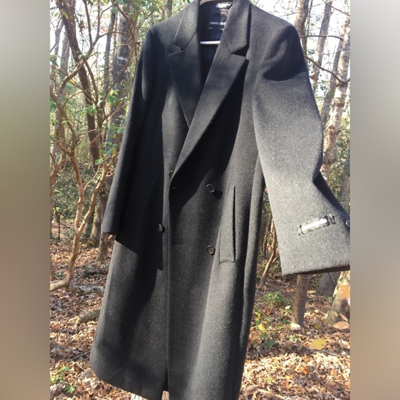 PIERRE CARDIN 100% Wool Double-Breasted Long Winter Mens Coat - Picture 13 of 16